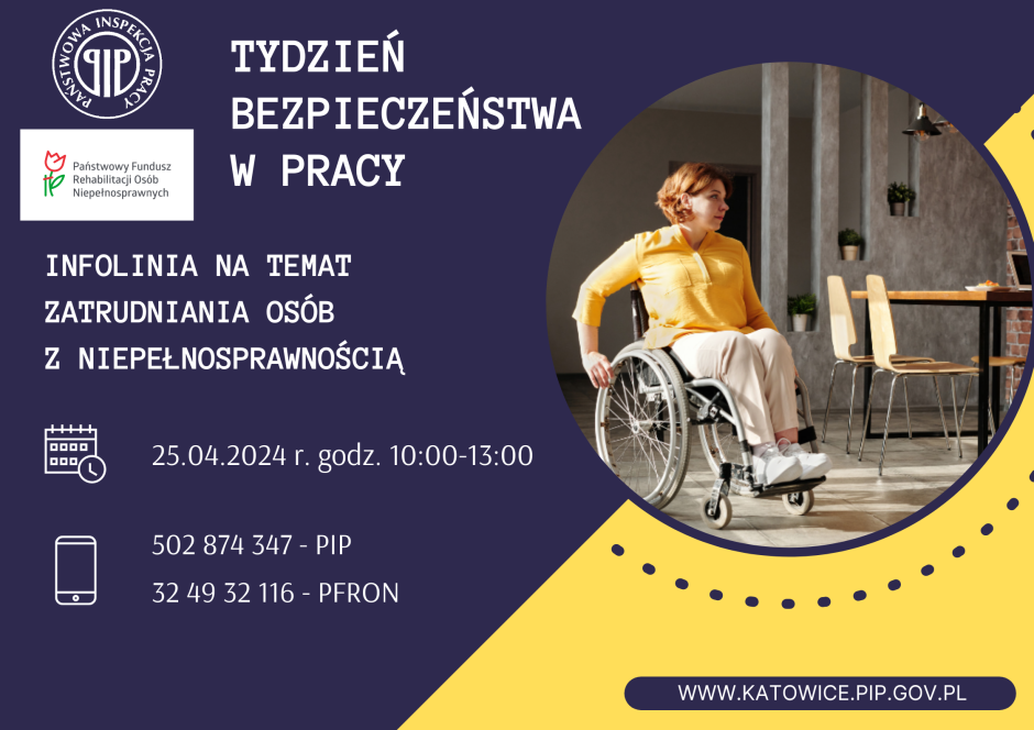 Infolinia dotycząca zatrudniania osób z niepełnosprawnościami