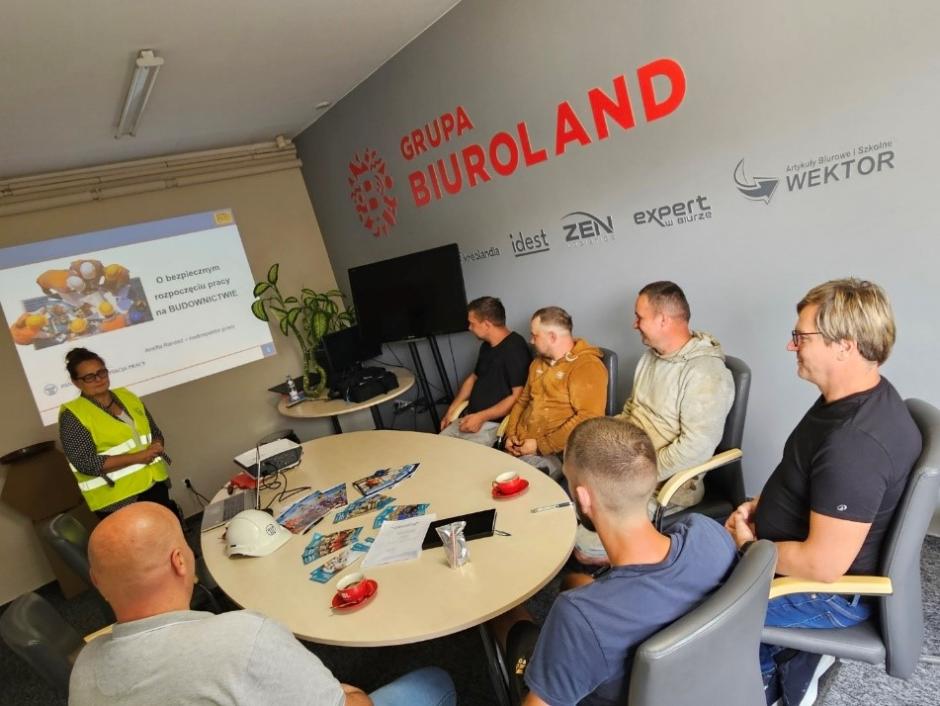Szkolenie w ramach działań informacyjno-edukacyjnych „Budowa. STOP wypadkom!”