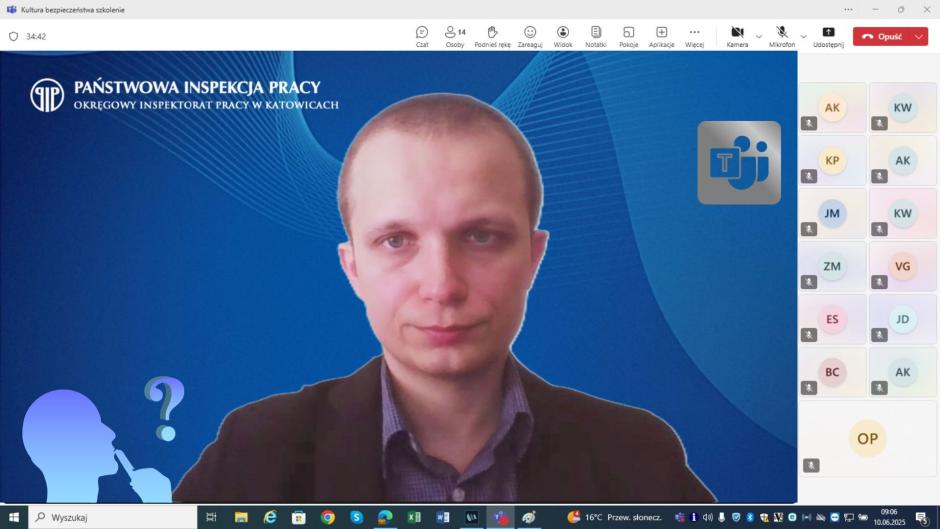 Szkolenie w ramach programu „Kultura bezpieczeństwa”