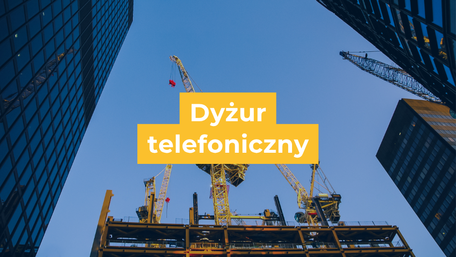 Dyżur ekspercki dla branży budowlanej