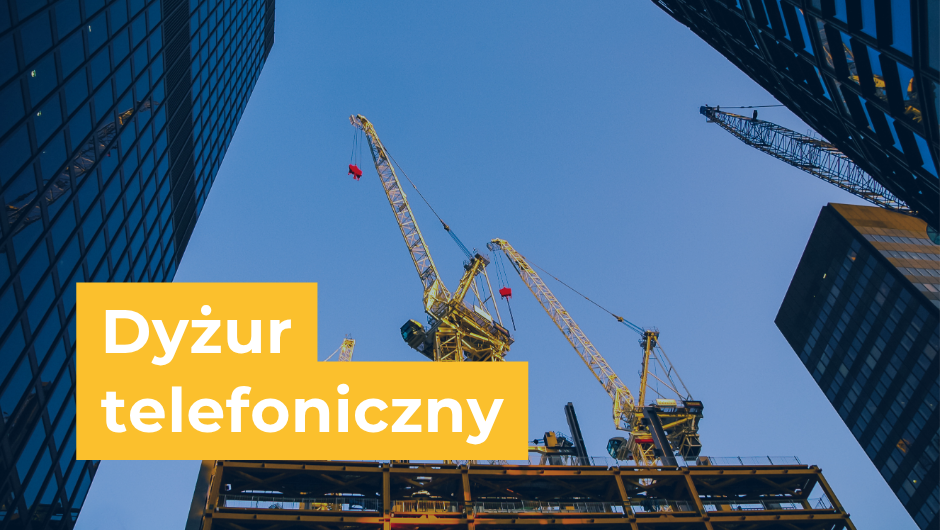 Dyżur ekspercki dla branży budowlanej
