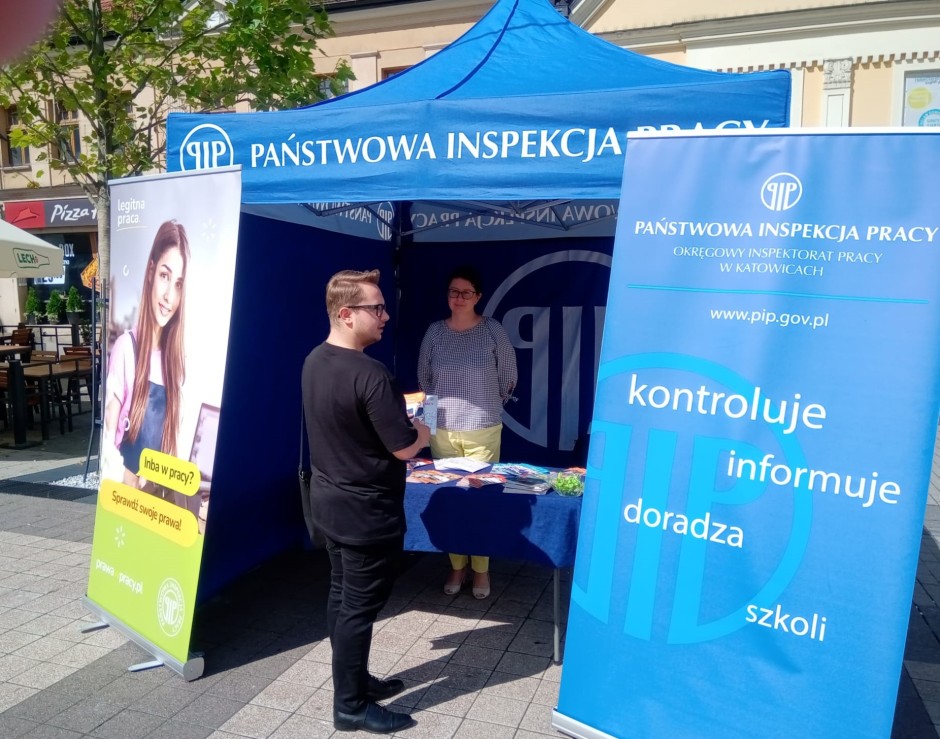 stoisko informacyjne - Rybnik