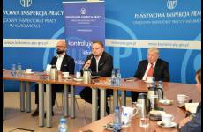 Posiedzenie Śląskiej Rady do Spraw Bezpieczeństwa Pracy przy Okręgowym Inspektorze Pracy w Katowicach
