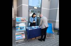 Stoisko przed OIP Katowice