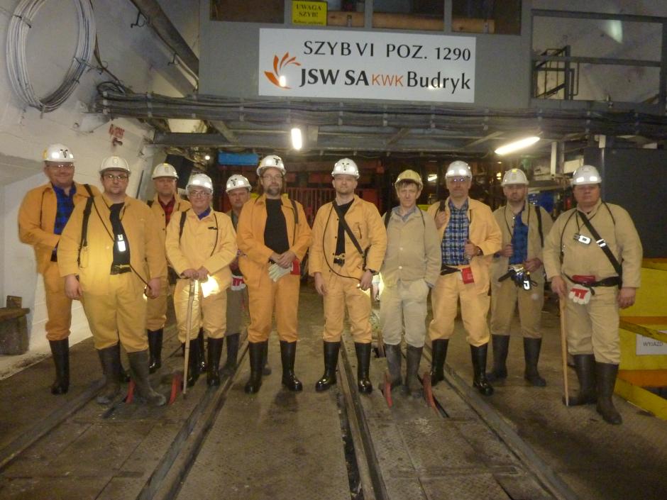Wizyta studyjna Głównego Inspektora Pracy w KWK Budryk