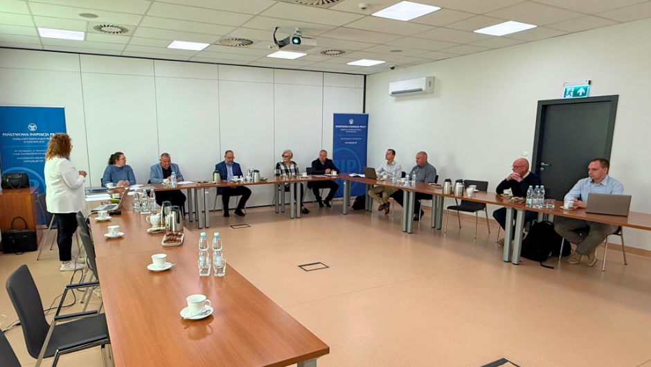 Posiedzenie Kapituły Konkursowej Konkursu „Buduj bezpiecznie” w Okręgowym Inspektoracie Pracy w Katowicach