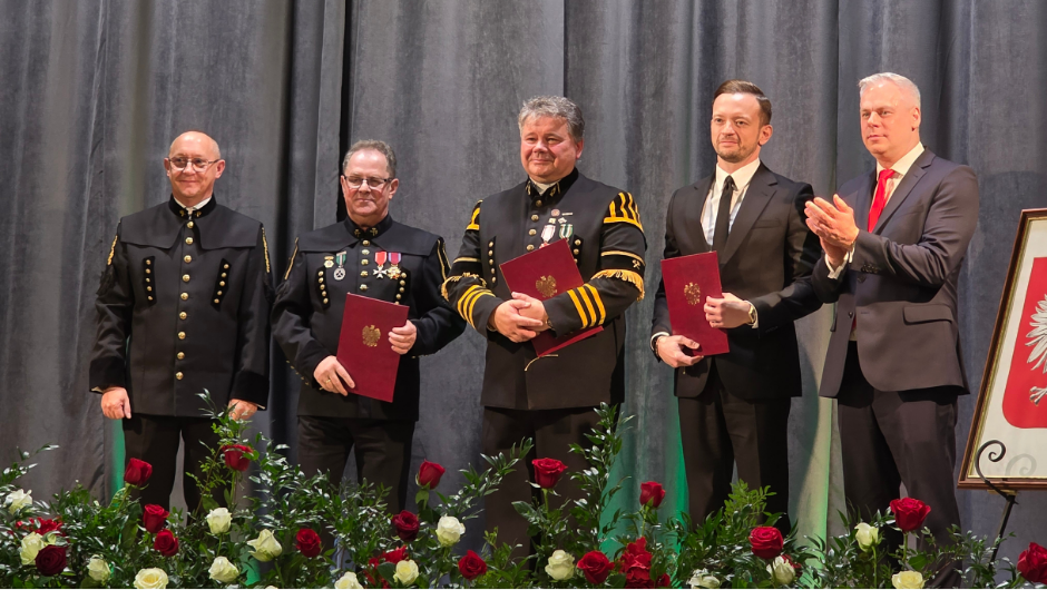 Okręgowy Inspektor Pracy wyróżniony na uroczystości barbórkowej