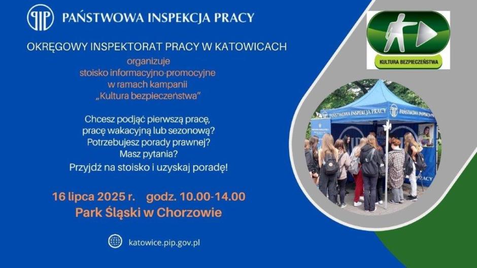 „Kultura bezpieczeństwa” – zaproszenie na stoisko w Parku Śląskim