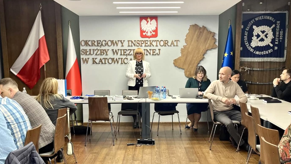 Szkolenie nt. stresu i mobbingu dla funkcjonariuszy i pracowników Okręgowego Inspektoratu Służby Więziennej w Katowicach