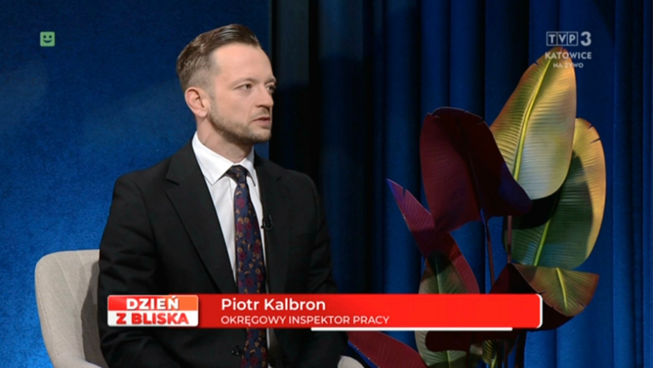 Okręgowy Inspektor Pracy w programie „Dzień z bliska” w TVP3 Katowice