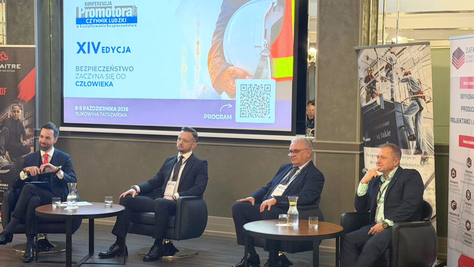 Udział Okręgowego Inspektora Pracy w Katowicach w XIV edycji konferencji  „Czynnik ludzki a kształtowanie bezpieczeństwa”