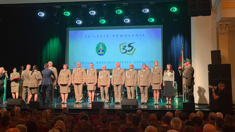 Udział Okręgowego Inspektora Pracy w obchodach 35-lecia Straży Granicznej