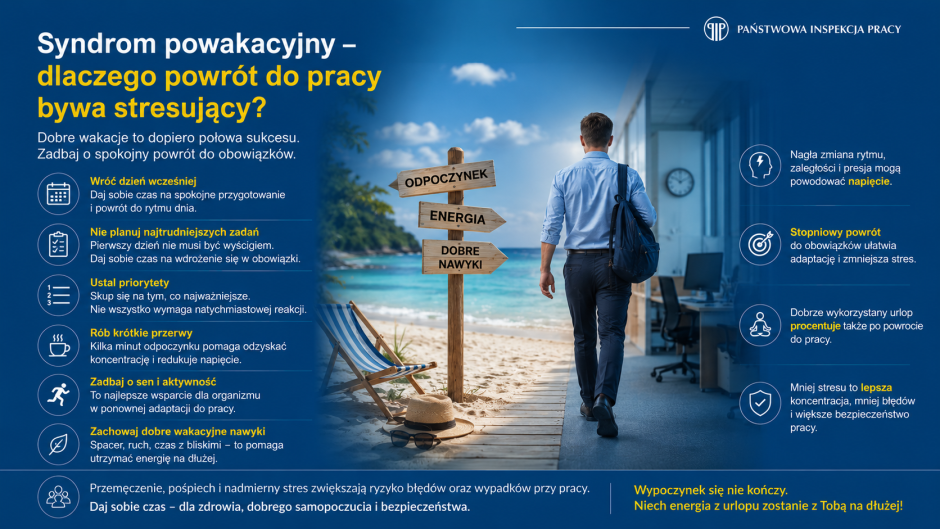 Syndrom powakacyjny – dlaczego powrót do pracy bywa stresujący?
