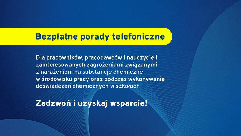 Dyżur telefoniczny – bezpieczeństwo pracy z czynnikami chemicznymi
