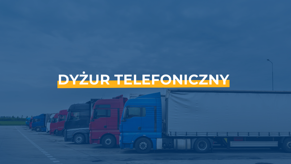 Telefoniczny dyżur o czasie pracy kierowców