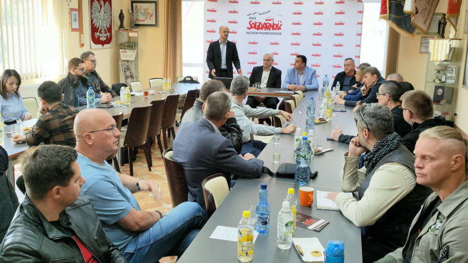 Spotkanie społecznych inspektorów pracy NSZZ „Solidarność” Regionu Podbeskidzie