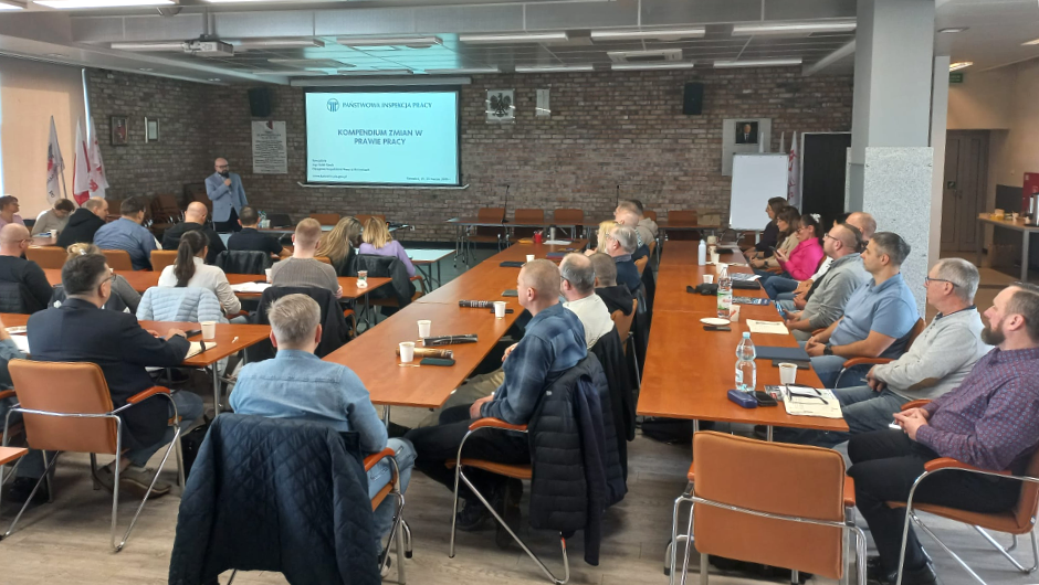 Szkolenie z zakresu zmian w prawie pracy w Regionie Śląsko-Dąbrowskim NSZZ „Solidarność”