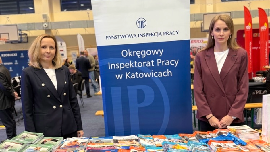 Bezpieczna praca zaczyna się od wiedzy - punkt konsultacyjny OIP Katowice w Kłobucku.