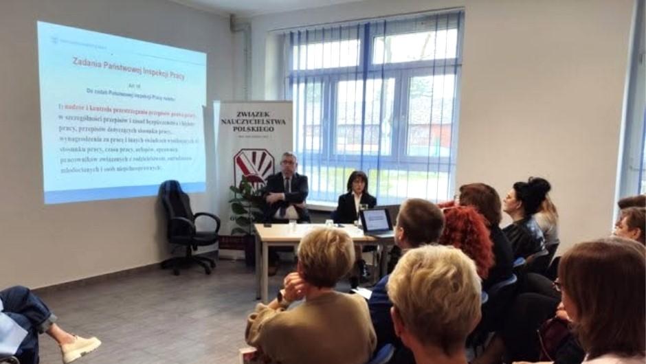 Szkolenie dla Społecznych Inspektorów Pracy ZNP w Tychach