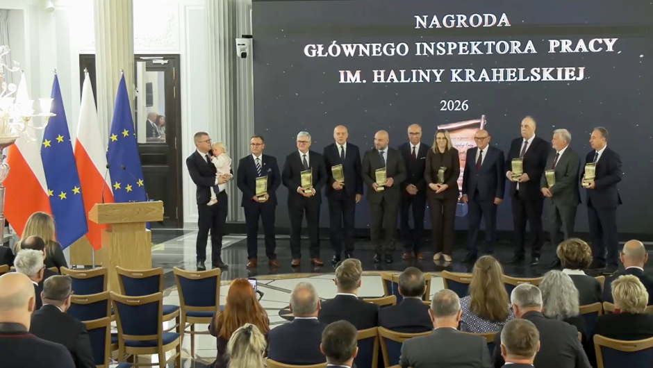 Udział Okręgowego Inspektora Pracy w Katowicach na uroczystości wręczenia nagród im. Haliny Krahelskiej