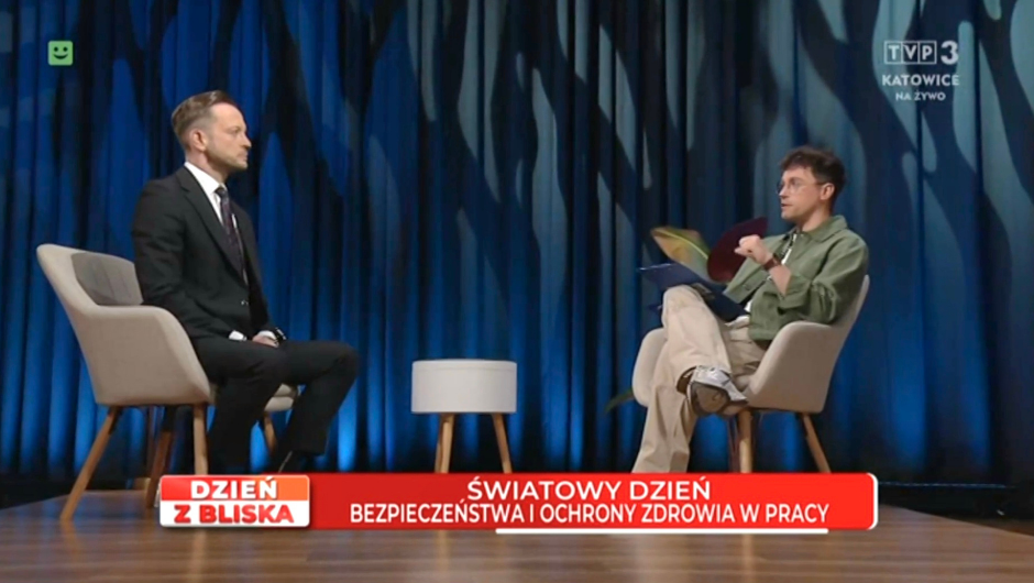Okręgowy Inspektor Pracy w programie „Dzień z bliska” w TVP3 Katowice