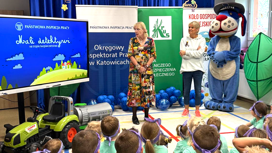 Bezpieczeństwo dzieci na terenach wiejskich tematem zajęć w Zabełkowie