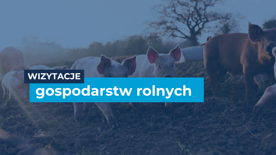 Wizytacje gospodarstw rolnych w miejscowościach Tworóg, Świniowice, Zbrosławice oraz Wilkowice.